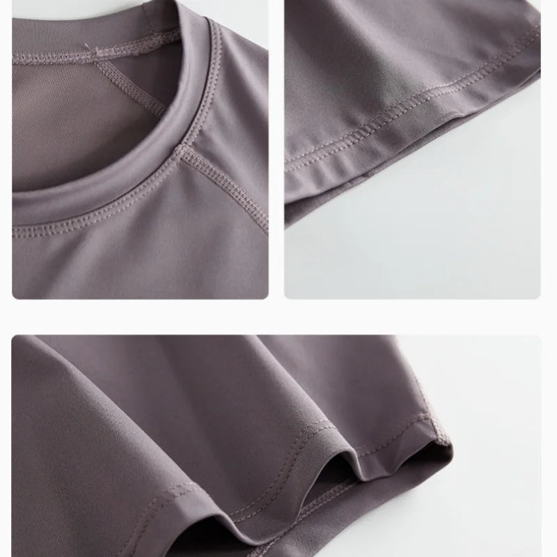 DRUR 2pcs Gym Set Women Summer Sportswear Outfit 2 Piece Short Sleeve Sports Shirt Shorts Sets Jogging Suit Female Tracksuit New - Matrix-studios.com