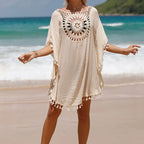 CROCHET BIKINI-Women's Sexy Swimsuit Cover Up Dress Summer Bathing Suit Beachwear Shirt Cover-ups for Women - Matrix Studios
