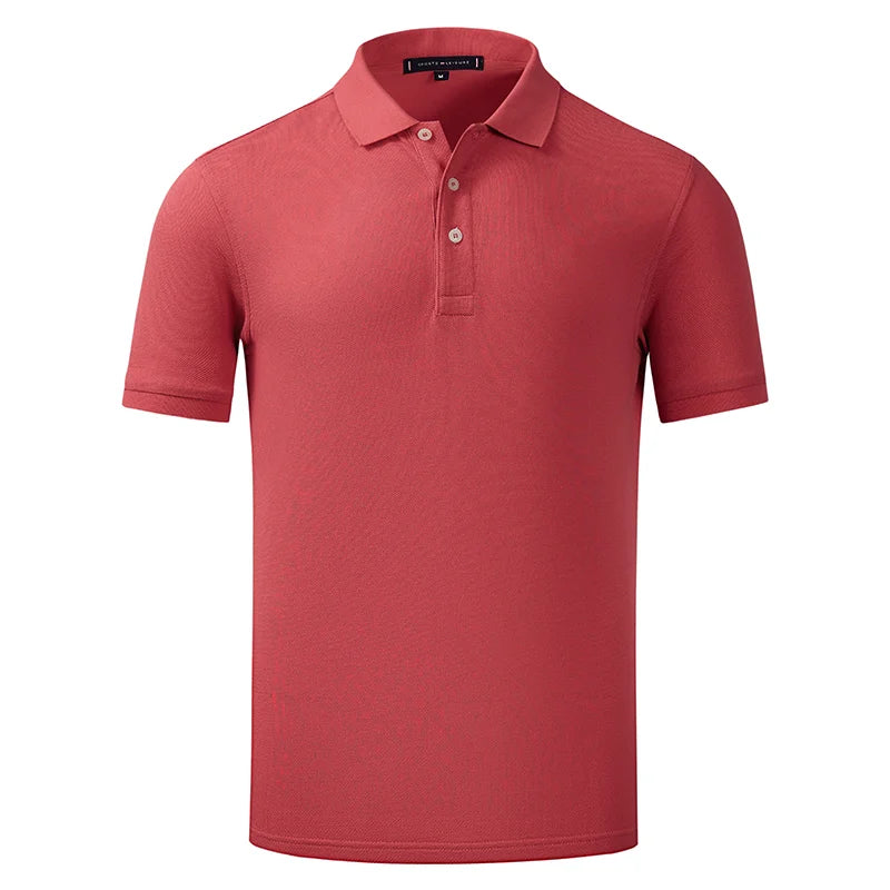 100% Cotton Lapel Polo Custom Logo Business Men And Women Short Sleeve Polo Embroidery Company Brand Quality Tops Print Design - Matrix-studios.com
