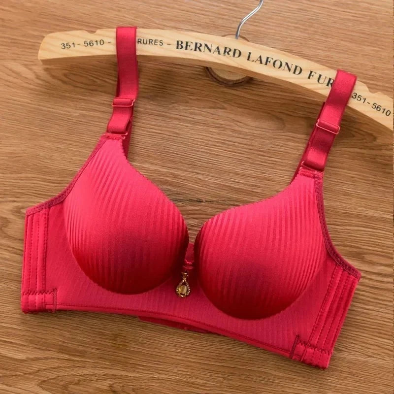 8CM Thick Padded Push Up Bra for Small Chest Seamless Wireless Comfort T-Shirt Bra Natural Lingerie with Adjustable Straps - Matrix Studios