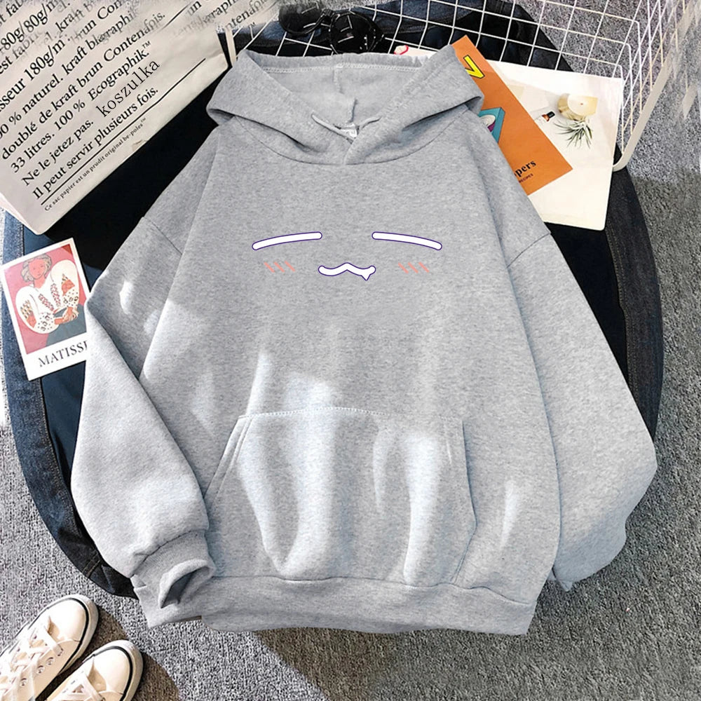 Kawaii Takodachi Hoodie Fashion Women Harajuku Graphic Hoodies Unisex Autumn Winter Aesthetic Cartoon Cute Pullovers Sweatshirts - Matrix Studios