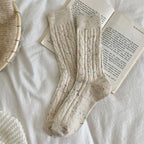 Women's Socks Winter New Novelty Fashion Japanese Style Casual Crew Socks Warm Striped Autumn Simple Wool Socks For Girls Trendy - Matrix Studios