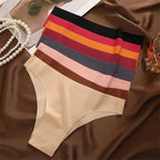 3Pcs Ultra-thin Seamless Silk Underwear Women's Panties Sexy Low-Waist Stretch Bikini Solid Color Briefs Lingerie XS-XXL Fashion - Matrix Studios