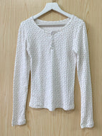 Pink Striped Slim Long Sleeve Tees Women Spring Casual Cotton O-neck Tshirt New Tops Clothes Sweet Cute  Vintage T-shirts Y2K - Matrix-studios.com