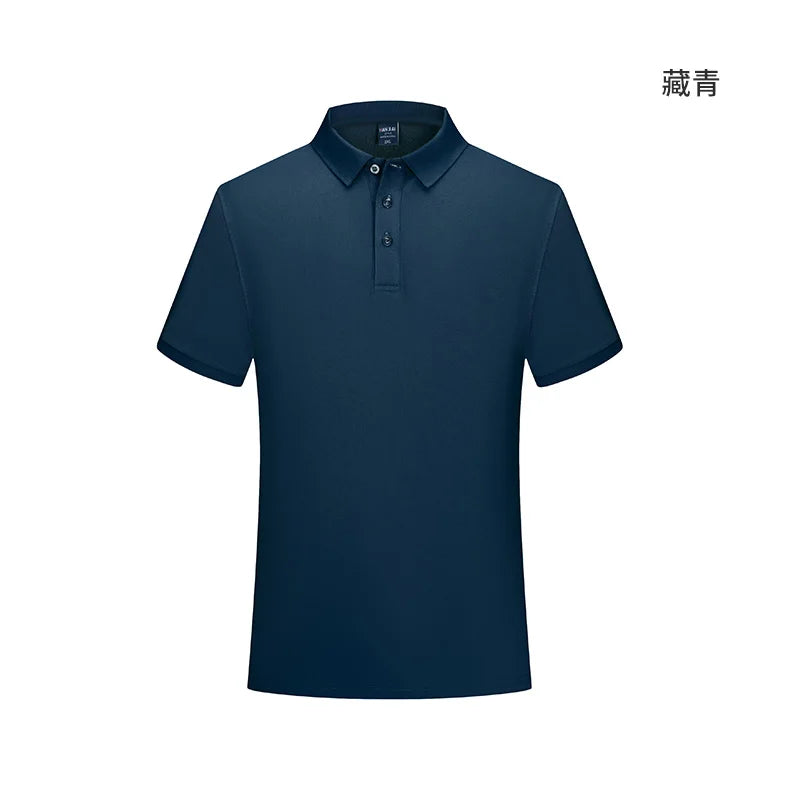 Summer 230g 100% Cotton Polo Shirt Print Logo Customized Embroidery Company Group Name Men Women Short Sleeved Breathable Top - Matrix-studios.com