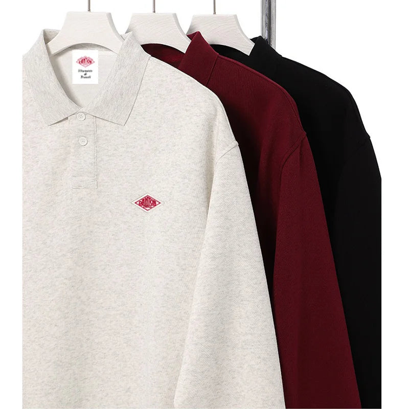 Autumn Winter High Quality Sweatshirts Cotton Brand Embroidery Logo Casual Hoodie Men Long Sleeve Women Polo Tracksuit Tops - Matrix Studios