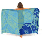 Tax Free Retro Tribal Ethnic Polynesian Women Seaside Sexy Style Sarong Soft And Comfortable Fabric Samoan Pattern Print Design - Matrix Studios