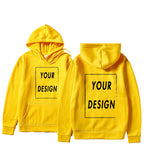 Your Own Design Brand Logo/Picture Personalized Custom Anywhere Men Women DIY Hoodies Sweatshirt Casual Hoody Fashion New - Matrix Studios