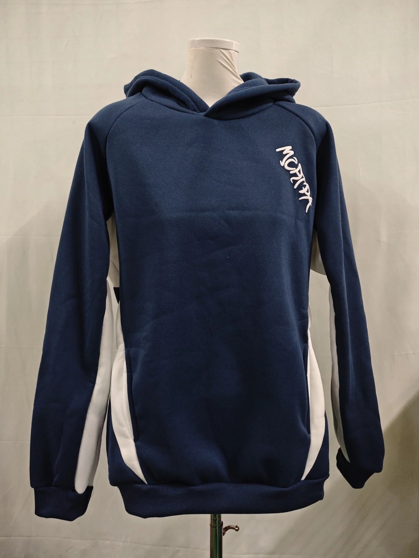 Autumn and winter new trendy men's and women's high street Japanese casual sports letter hooded sweatshirt and pants set