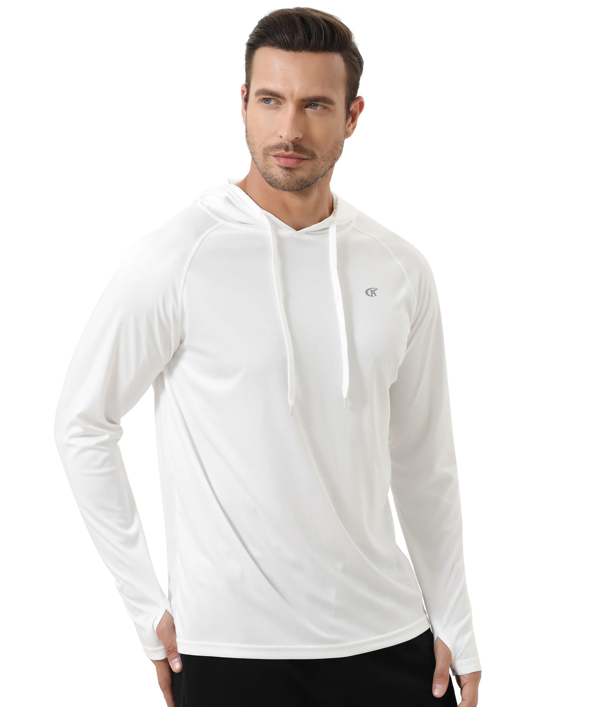 Summer Men's Long Sleeve UPF 50+ Hoodie T-Shirts, Rash Guard Quick Dry T-shirt Outdoor Sport Running Pullover - Matrix Studios