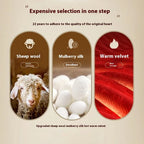 The New Cashmere Silk Thermal Underwear Set of Women's Non-marking Home Wear Wear Grinding Hair Fever Autumn Clothes and Pants - Matrix-studios.com