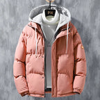 Winter Men's Padded Jackets Fashion Men Cotton Warm Down Hooded Parkas Coats Casual Men Thermal Windbreaker Coats Clothing 5XL - Matrix Studios