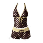Women'S Swimsuit 2 Piece Polka Dot Tankini Swimsuit For Women Cute Bikini Top With Boyshorts Triangle Bathing Suit For Women - Matrix-studios.com