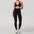 Summer 2PCS Yoga Suit Sports Set Women Quick-Dry Gym Set Women Tracksuit Running Workout Long Sleeve Sports Shirt Yoga Clothing - Matrix-studios.com