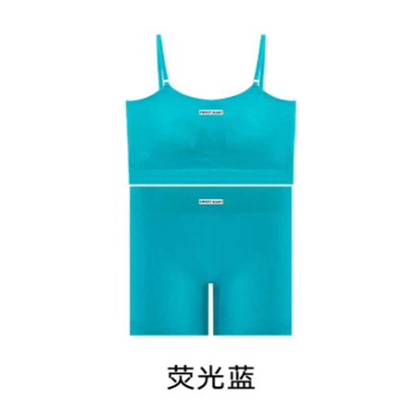 Women Seamless Yoga Sets Summer Fitness Workout Suits Sport Bra High Waist Leggings Sexy Outfits 2024 Female Casual Sportswear - Matrix-studios.com