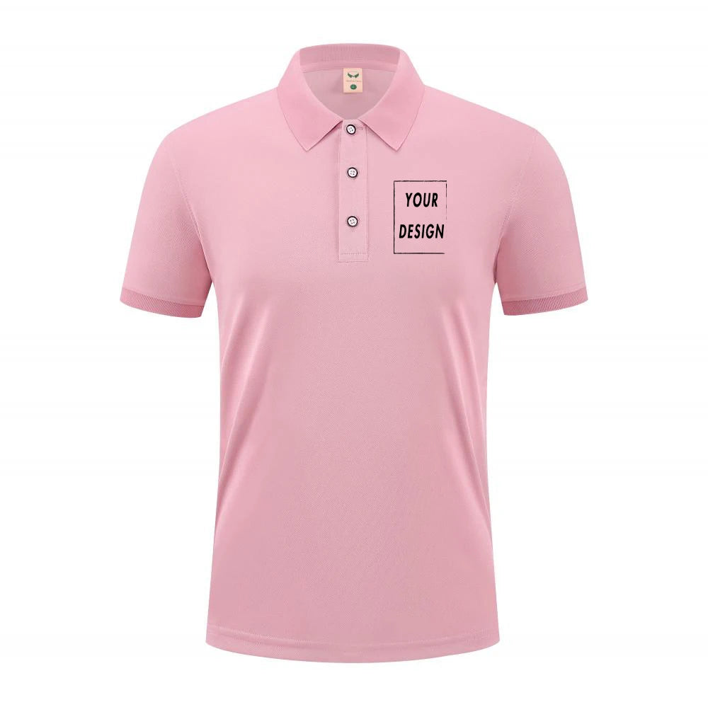 2025 Summer Causal Polo Shirt Custom Logo Printed Text Picture Brand Embroidery Personal Design Breathable Men And WomenTops - Matrix-studios.com