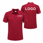 Customized Logo Breathable Polo Shirt Casual Company Group Clothing Lapel Short Sleeve Polo Shirts Work Clothes Print Embroidery - Matrix-studios.com
