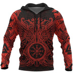 Mens Hoodies Vikings eagle Tattoo Fashion Animal pattern 3D Printed Style Casual Harajuku Hip Hop Pullover Oversized Sudaderas - Matrix Studios