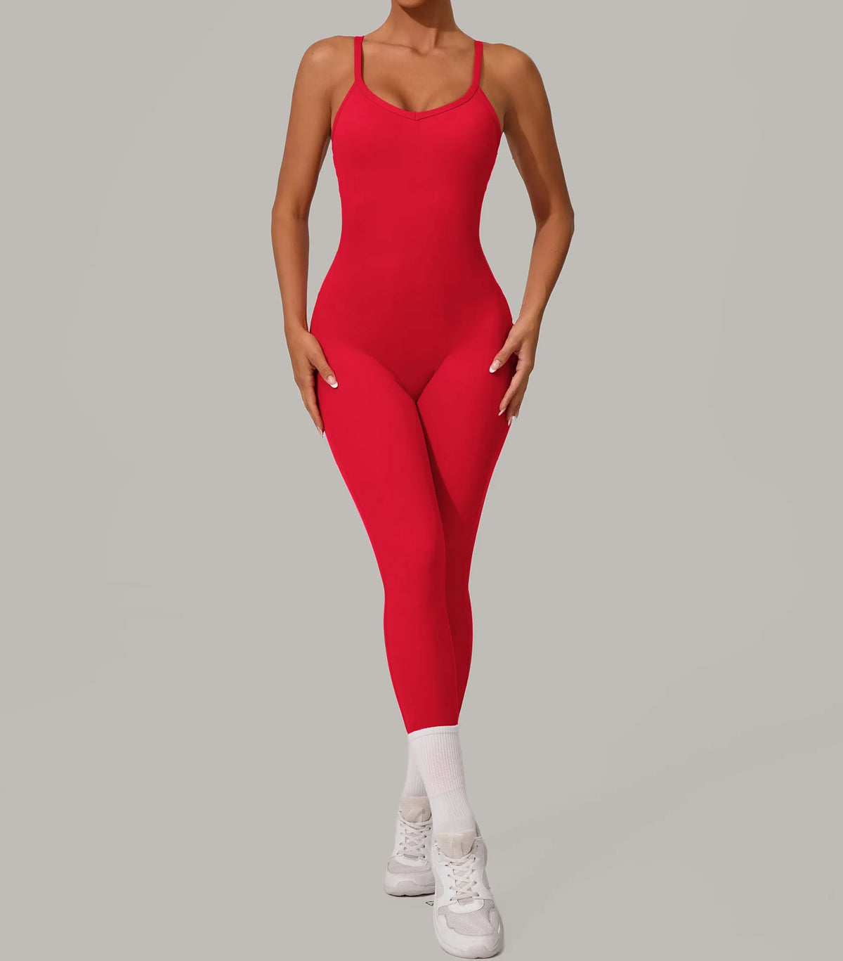 Sexy Hollow Cross Backless Sporty Tight Jumpsuit Woman Sportswear Summer One Pieces Outfit Gym Fitness Overalls Yoga Jump Suit - Matrix Studios