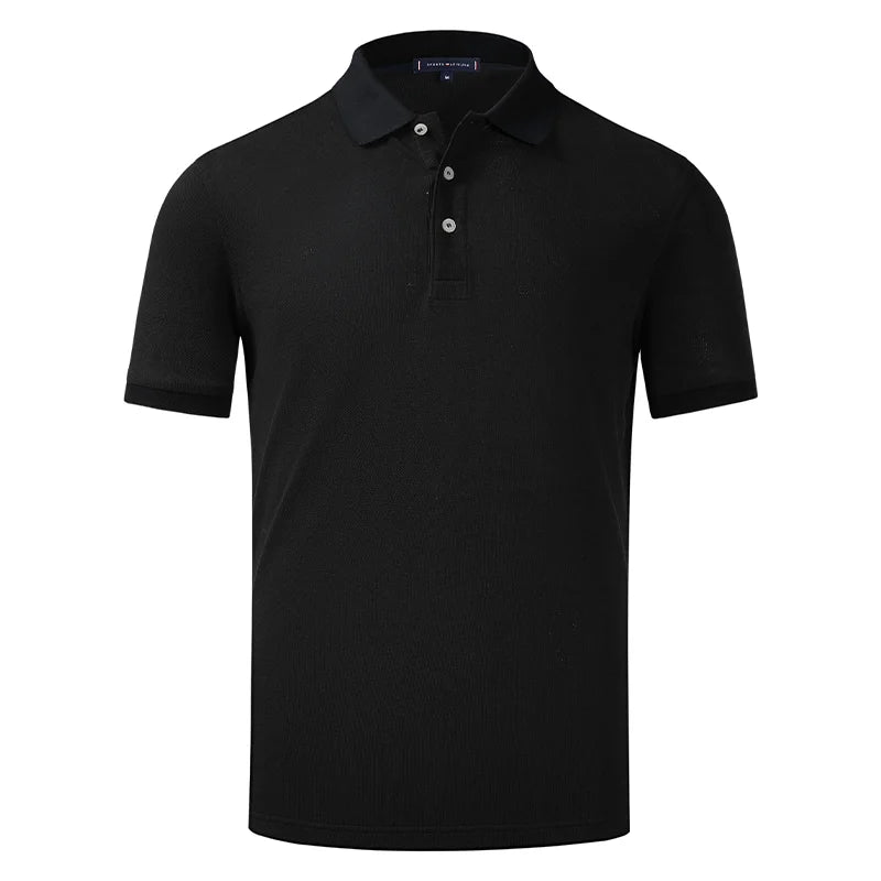 100% Cotton Lapel Polo Custom Logo Business Men And Women Short Sleeve Polo Embroidery Company Brand Quality Tops Print Design - Matrix-studios.com